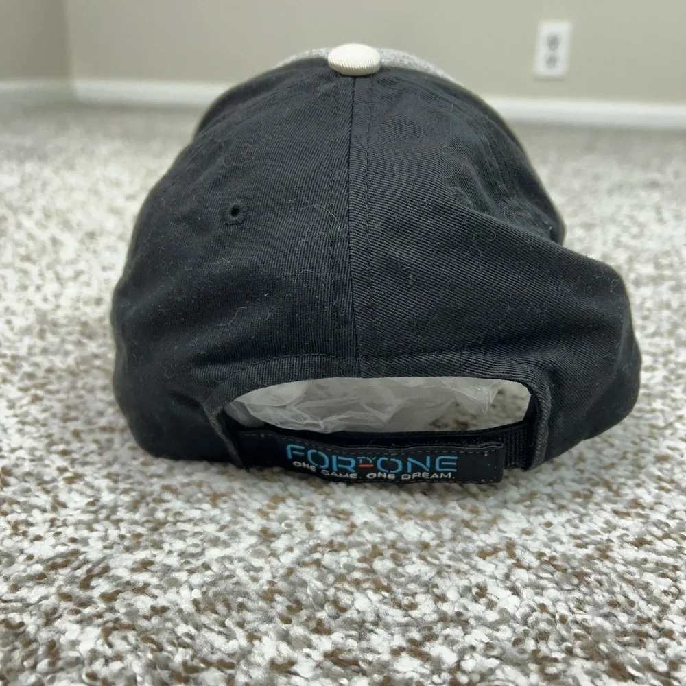 Chicago Bears Hat Cap Strap Back One Size Gray NFL Super Bowl‎ XLI Reebok Sports